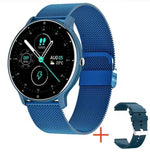 BW0223 Smartwatch mit Bluetooth-Funktion und Herzfrequenz-/Blutsauerstoff-/Blutdruckmessung, Silikon Schwarz, Silikon Blau, Silikon Rosa, Silikon Beige, Mesh Schwarz, Mesh Rosa, Mesh Blau