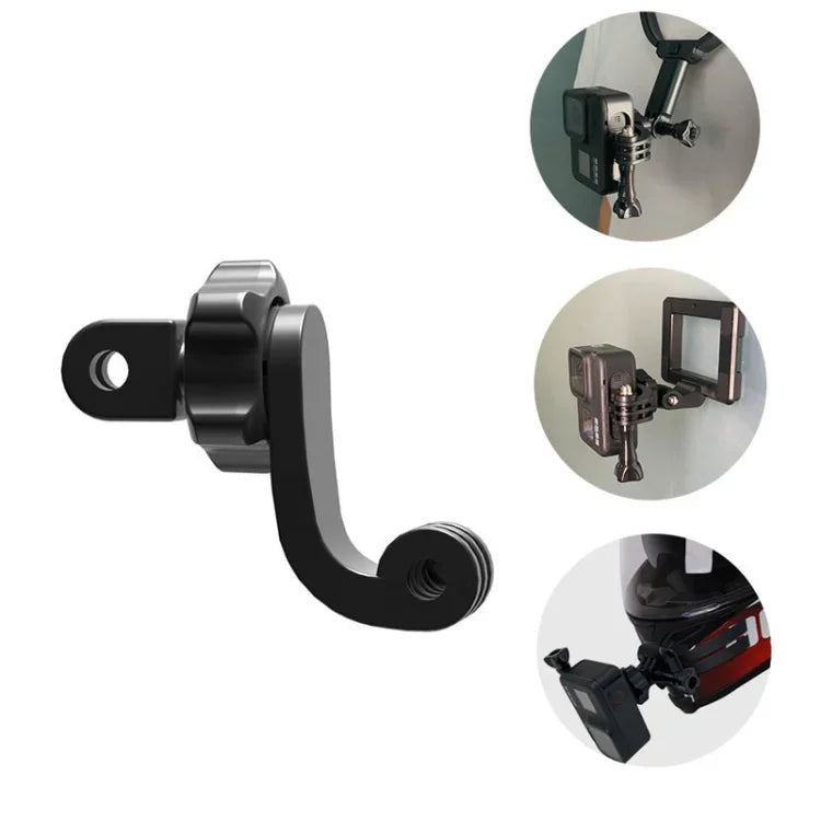 2 Stück ST-06 Basis-Gurtbefestigungs-Oberflächenschnalle für GoPro Hero11 Black / HERO10 Black /9 Black /8 Black /7 /6 /5 /5 Session /4 Session /4 /3+ /3 /2 /1, DJI Osmo Action und andere Action-Kameras, Zentrierter Aufnahmeadapter (2 Stück)