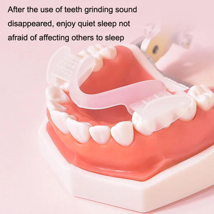 Y-Kelin Kieferorthopädische Apparatur Silikon Simulationsspangen Anti-Molar-Zahnspangen für die Nacht, Transparent