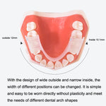 Y-Kelin Kieferorthopädische Apparatur Silikon Simulationsspangen Anti-Molar-Zahnspangen für die Nacht, Transparent