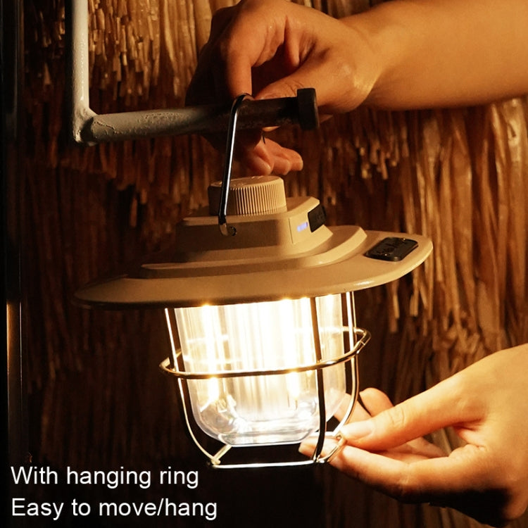 LY02 LED Retro Laterne Hand Zeltlampe USB-Lade-Campinglicht, LY02 Weiß, LY02 Schwarz, LY02 Grün