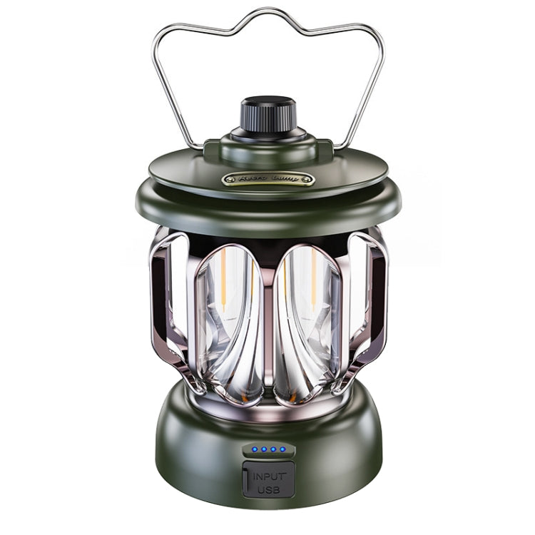 LH-B46 LED Retro Zeltlampe Praktisches USB-Laden Campinglampe, LH-B46 Schwarz, LH-B46 Weiß, LH-B46 Grün