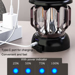 LH-B46 LED Retro Zeltlampe Praktisches USB-Laden Campinglampe, LH-B46 Schwarz, LH-B46 Weiß, LH-B46 Grün
