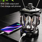 LH-B46 LED Retro Zeltlampe Praktisches USB-Laden Campinglampe, LH-B46 Schwarz, LH-B46 Weiß, LH-B46 Grün