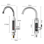Smart Household Digital Display Instant Hot Kitchen Electric Faucet, Plug:, EU Plug, US Plug, UK Plug