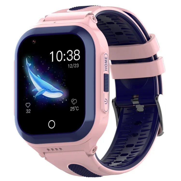 DF70 1,4 Zoll 4G GPS + WLAN + LBS-Ortung Kinderuhr mit SOS-Funktion, Pink, Blau, Schwarz