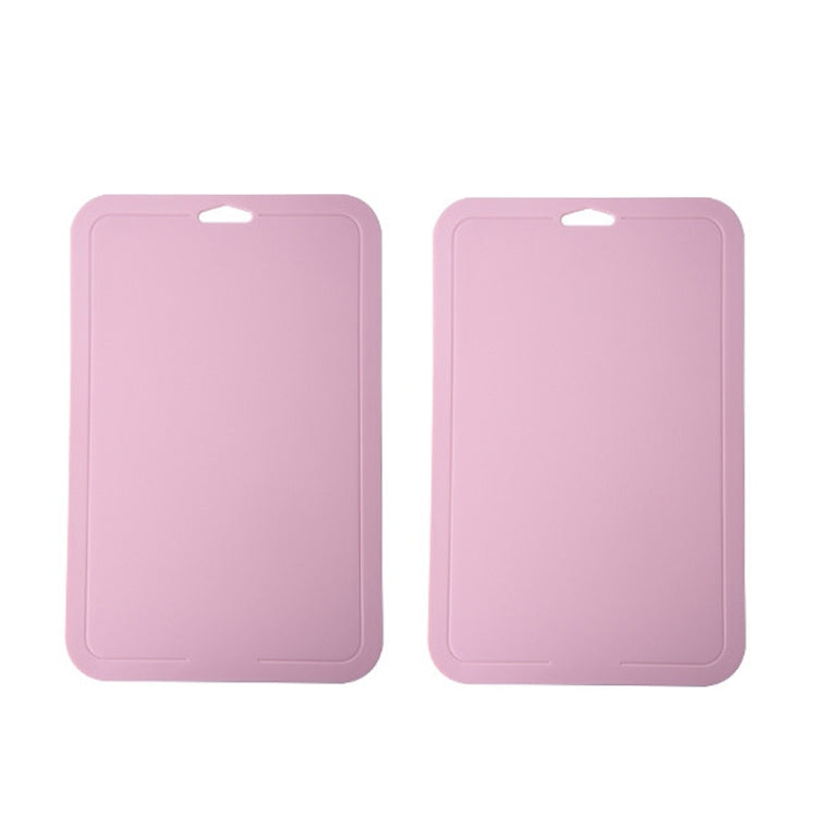 2 Stück Baby-Hilfsschneidebrett für Obst und Gemüse, 2 Stück Pink, 2 Stück Grün