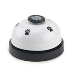 Pet Toy Training Called Dinner Small Bell Footprint Ring Dog Toys, 3pcs Pet Bell Red, 3pcs Pet Bell Pink, 3pcs Pet Bell White, 3pcs Pet Bell Royal Blue, 3pcs Pet Bell Yellow