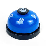 Pet Toy Training Called Dinner Small Bell Footprint Ring Dog Toys, 3pcs Pet Bell Red, 3pcs Pet Bell Pink, 3pcs Pet Bell White, 3pcs Pet Bell Royal Blue, 3pcs Pet Bell Yellow