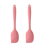 2 Stück große integrierte Silikonspatel, Schokoladen-Sahne-Messer, Groß Rot, Groß Pink, Groß Gelb, Groß Blau, Groß Schwarz, Groß Grün, Groß Lila, Groß Orange