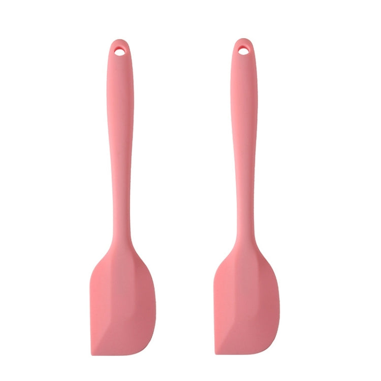 2 Stück große integrierte Silikonspatel, Schokoladen-Sahne-Messer, Groß Rot, Groß Pink, Groß Gelb, Groß Blau, Groß Schwarz, Groß Grün, Groß Lila, Groß Orange