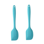 2 Stück große integrierte Silikonspatel, Schokoladen-Sahne-Messer, Groß Rot, Groß Pink, Groß Gelb, Groß Blau, Groß Schwarz, Groß Grün, Groß Lila, Groß Orange
