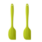 2 Stück große integrierte Silikonspatel, Schokoladen-Sahne-Messer, Groß Rot, Groß Pink, Groß Gelb, Groß Blau, Groß Schwarz, Groß Grün, Groß Lila, Groß Orange