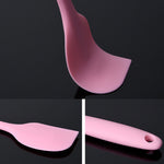 2 Stück große integrierte Silikonspatel, Schokoladen-Sahne-Messer, Groß Rot, Groß Pink, Groß Gelb, Groß Blau, Groß Schwarz, Groß Grün, Groß Lila, Groß Orange