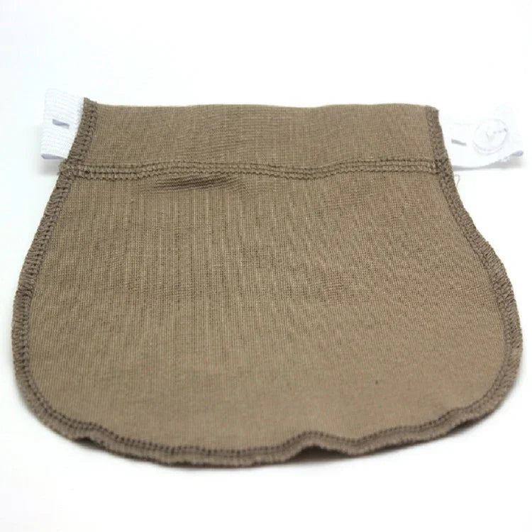 Pregnant Women May Be Adjusted To Change The Waistband Elastic Waistband Extended Buckle, Black, Khaki