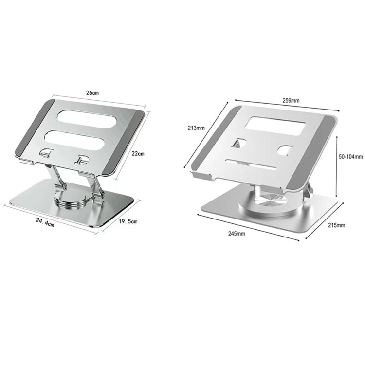 Multifunktionaler Desktop faltbarer drehbarer Laptop-Kühlhalter, Spezifikation:, SP-086 (Silber), SP-086 (Grau), SP-88 (Silber), SP-88 (Grau)
