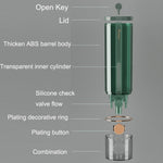 Wandmontierter manueller Flüssigseifenspender für Hotel-Handwäsche, Badezimmer, Waschschaum, 450 ml/Dunkelgrün, 450 ml/Weiß