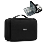 Baona Multifunctional Earphone Data Cable Digital Storage Bag, Spec:, Single-layer (Gray), Single-layer (Black), 2-layer (Gray), 2-layer (Black), Single-Layer Box (Gray), Single-Layer Box (Black), 2-layer Box (Gray), 2-layer Box (Black), XL (Gray)     ...