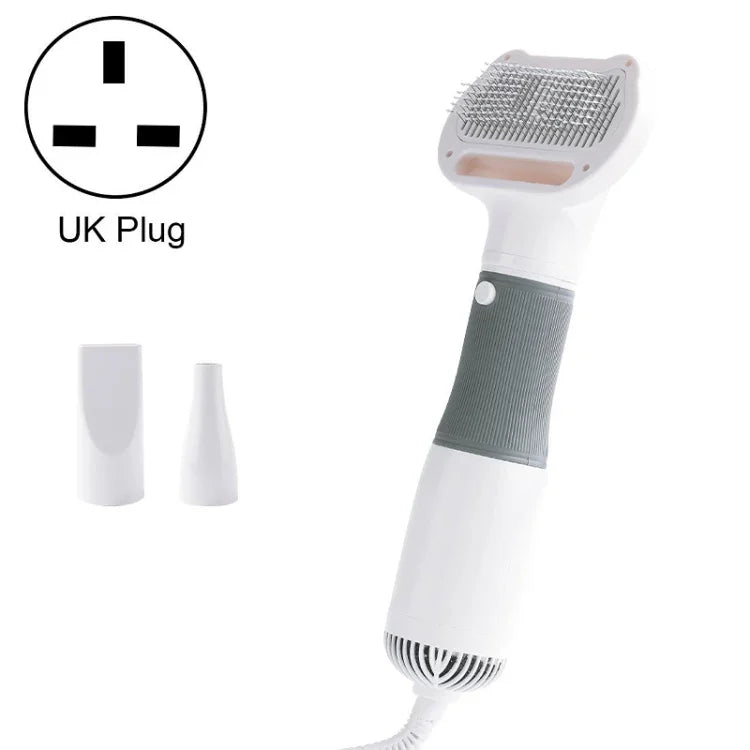 3-in-1-Tierhaarentferner mit Gebläse und hoher Windleistung (600 W), Spezifikationen: US-Stecker 110 V, EU-Stecker 220 V, UK-Stecker 220–240 V