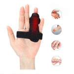 011 Fingergelenkbandage zur Unterstützung bei Fingerluxation, Verstauchung und Sehnenruptur, Schiene 011 (Schwarz)