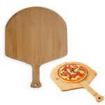 Bambus Pizza Paddel Käse Steak Backen Servierbrett Schneidebrett, 38,5x29,5x1cm