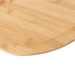 Bambus Pizza Paddel Käse Steak Backen Servierbrett Schneidebrett, 38,5x29,5x1cm