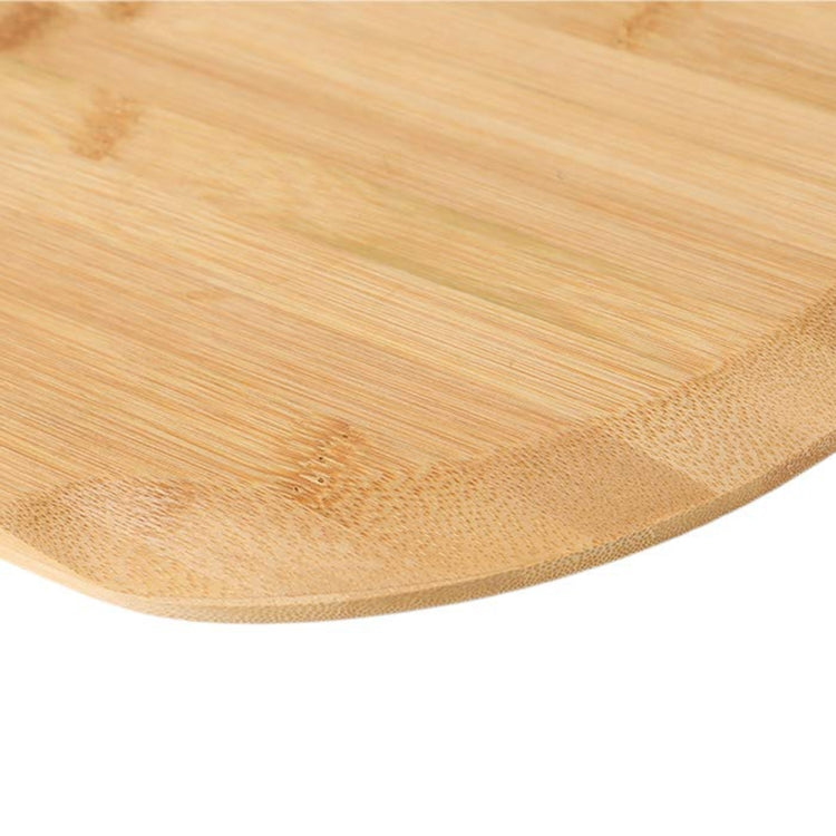Bambus Pizza Paddel Käse Steak Backen Servierbrett Schneidebrett, 38,5x29,5x1cm