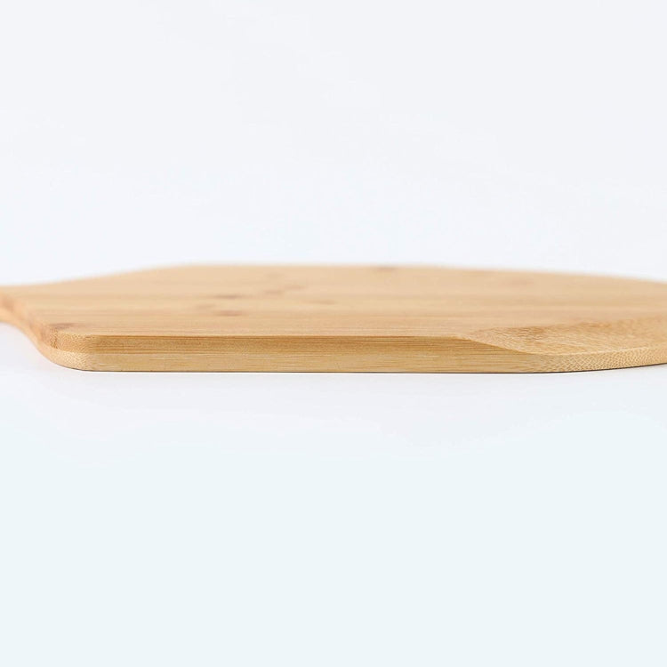 Bambus Pizza Paddel Käse Steak Backen Servierbrett Schneidebrett, 38,5x29,5x1cm