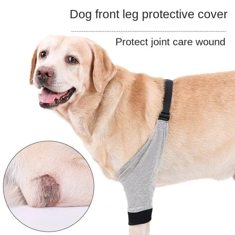 Atmungsaktive Knieschoner für Hunde, Ellbogenbandage, Vorderbeinbandage, Größen: S, M, L, XL, XXL