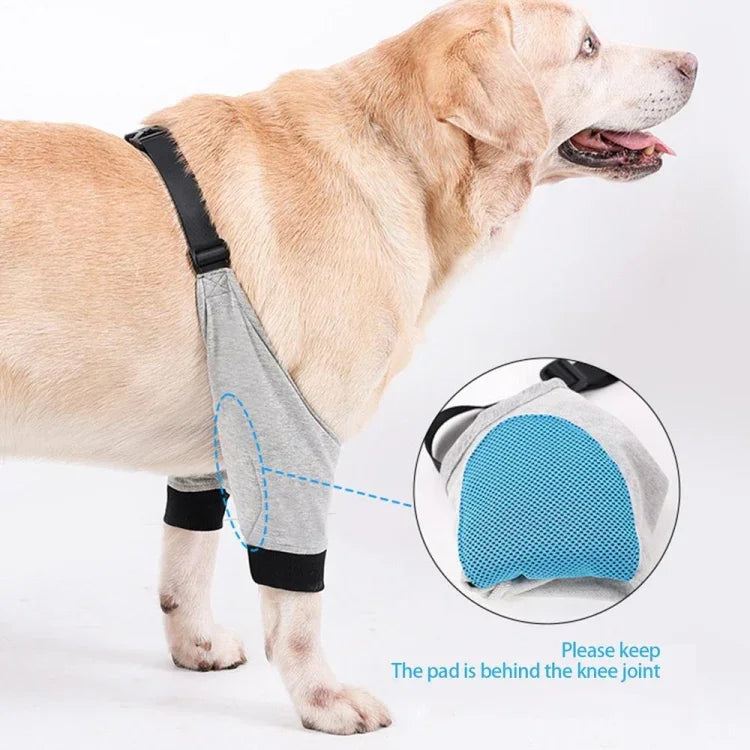 Atmungsaktive Knieschoner für Hunde, Ellbogenbandage, Vorderbeinbandage, Größen: S, M, L, XL, XXL