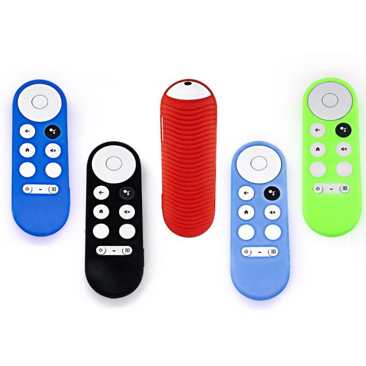 Für Google Chromecast 2020 Y16 Fernbedienung Anti-Fall Silikon-Schutzhülle, Y16 (Leuchtblau), Y16 (Schwarz), Y16 (Rot), Y16 (Blau), Y16 (Leuchtgrün)