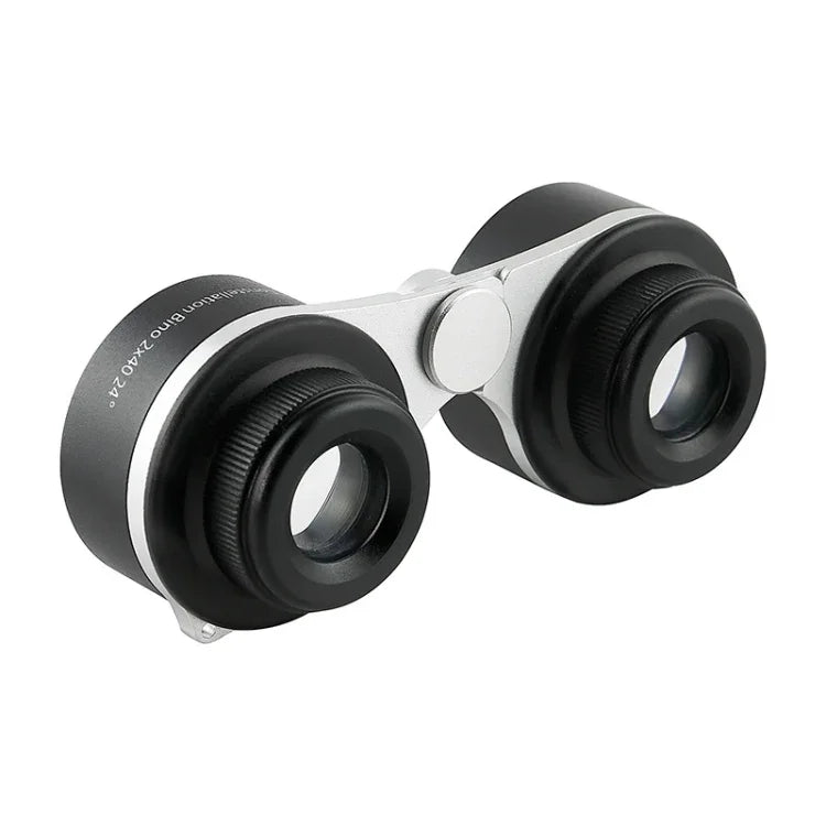 2X/3X Fernglas für Sternenbeobachtung HD Volloptische Linsen Tragbares Teleskop, 2x40, 3x50