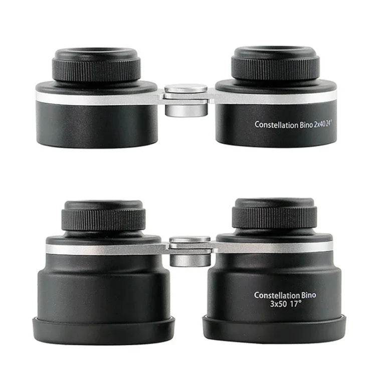 2X/3X Fernglas für Sternenbeobachtung HD Volloptische Linsen Tragbares Teleskop, 2x40, 3x50