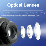 2X/3X Fernglas für Sternenbeobachtung HD Volloptische Linsen Tragbares Teleskop, 2x40, 3x50