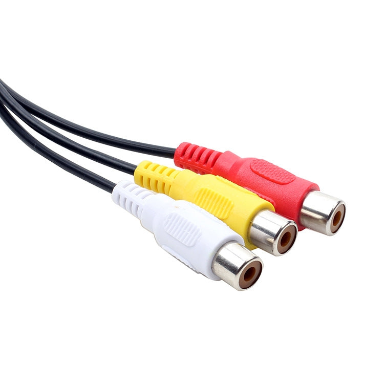 USB zu 3 RCA Bus 1 Stecker 3 Buchsen AV Audiokabel, 25cm, 1,5m