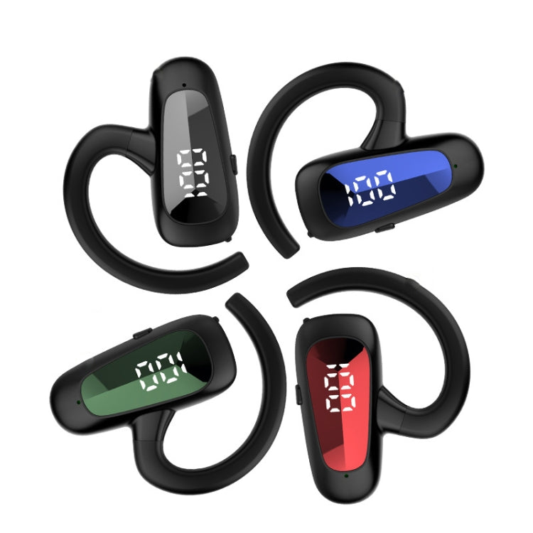Knochenleitung Konzepte Digitalanzeige Stereo Bluetooth Ohrhörer, Stil:, Einzelnes Ohr, Beide Ohren mit Ladefach