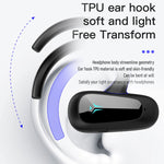 Knochenleitung Konzepte Digitalanzeige Stereo Bluetooth Ohrhörer, Stil:, Einzelnes Ohr, Beide Ohren mit Ladefach
