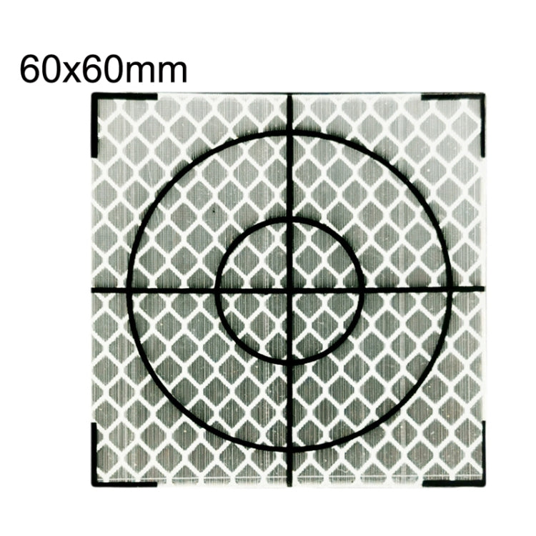 FP001 Diamant-Tunnel-Kartierungs-Reflektierender Aufkleber Überwachungs-Messpunkt-Aufkleber, Größe: 60x60mm, 60x60mm, 60x60mm mit Dreieck