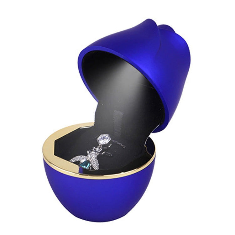 017257 Rose Shape LED Spotlight Ring Necklace Storage Box without Jewelry, Spec:, 017257 Pendant(Royal Blue), 017257 Pendant(White), 017257 Pendant(Pink), 017257 Pendant(Green), 017257 Ring(Red), 017257 Ring(Royal Blue), 017257 Ring(White)