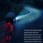 Fahrradlicht USB Aufladung Outdoor LED Fahrlicht Set, Stil:, Vorderlicht, Rücklicht, Vorderlicht+Rücklicht