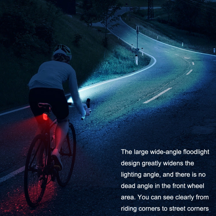 Fahrradlicht USB Aufladung Outdoor LED Fahrlicht Set, Stil:, Vorderlicht, Rücklicht, Vorderlicht+Rücklicht