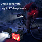 Fahrradlicht USB Aufladung Outdoor LED Fahrlicht Set, Stil:, Vorderlicht, Rücklicht, Vorderlicht+Rücklicht
