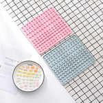 130-Gitter-Silikonmatte Backform Mini Haustier-Snacks Hundefutter Backblechform Kekskuchenform, Blau, Pink