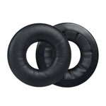 1 Paar Kopfhörer Schwammbedeckung für Sennheiser HD25-1II/25/25SP/25SP-II, Schwarz, Rot, Gelb, Blau, Weiß, Schwarz Gerunzelt
