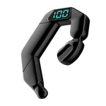 V19 Knochenleitung Digitalanzeige Stereo Ohrhängend Sport Bluetooth Headset, V19 Schwarz, V19 Weiß, V19 Pink, V19 Blau, V19 Grün