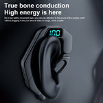 V19 Knochenleitung Digitalanzeige Stereo Ohrhängend Sport Bluetooth Headset, V19 Schwarz, V19 Weiß, V19 Pink, V19 Blau, V19 Grün