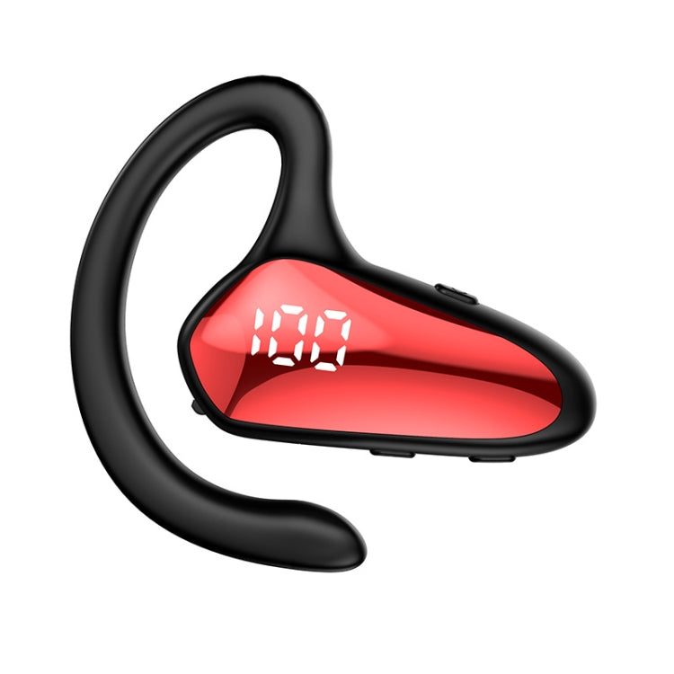 YX02 Mit Digitalanzeige Ohrhängend Knochenleitung Bluetooth Headset, YX02 Schwarz, YX02 Grau, YX02 Rot, YX02 Pink