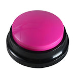 Haustier Kommunikationsknopf Hund Vocal Box Aufnahme Vocalizer, Stil: Aufnahme-Modell, Rosenrot, Pink, Gelb, Seeblau, Weiß, Dunkelblau, Hellblau, Grün, Lila, Rot, Orange