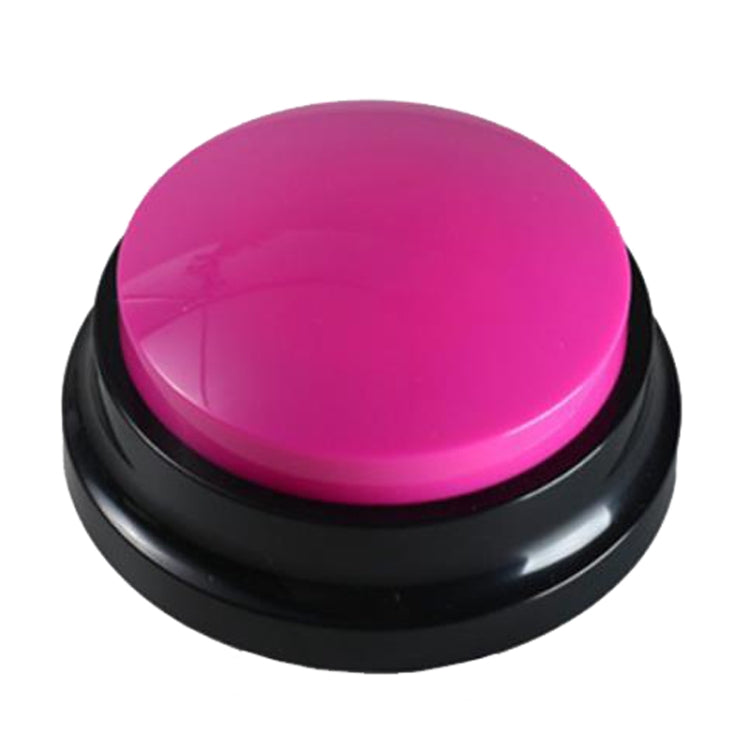 Haustier Kommunikationsknopf Hund Vocal Box Aufnahme Vocalizer, Stil: Aufnahme-Modell, Rosenrot, Pink, Gelb, Seeblau, Weiß, Dunkelblau, Hellblau, Grün, Lila, Rot, Orange