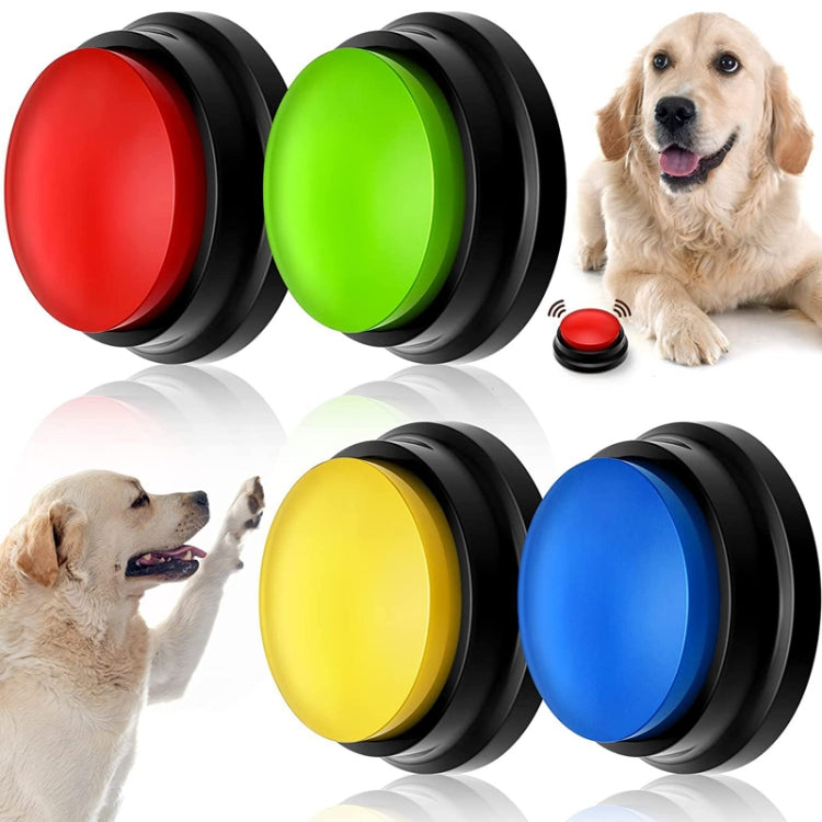 Haustier Kommunikationsknopf Hund Vocal Box Aufnahme Vocalizer, Stil: Aufnahme-Modell, Rosenrot, Pink, Gelb, Seeblau, Weiß, Dunkelblau, Hellblau, Grün, Lila, Rot, Orange